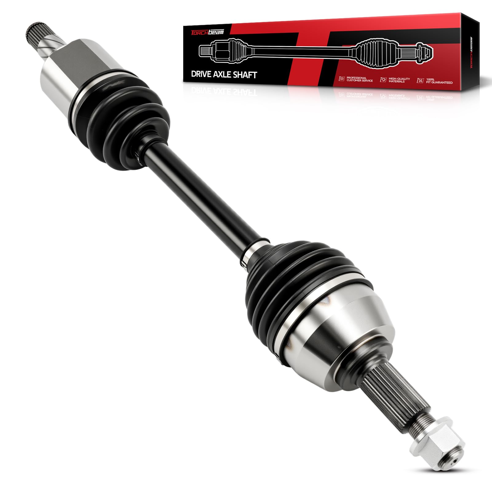 Torchbeam CV Axle Shaft Assembly Compatible with 2009 2010 2011 2012 2013 2014 Nissan Murano, Front Left CV Axle 66-6301