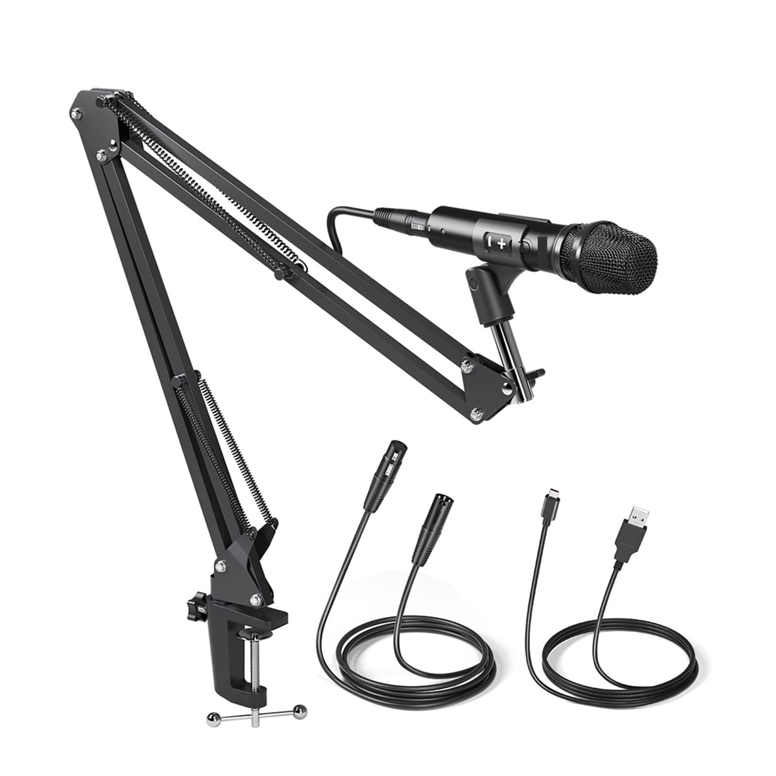 Microphone dynamique USB/XLR double mode avec directivité cardioïde studio