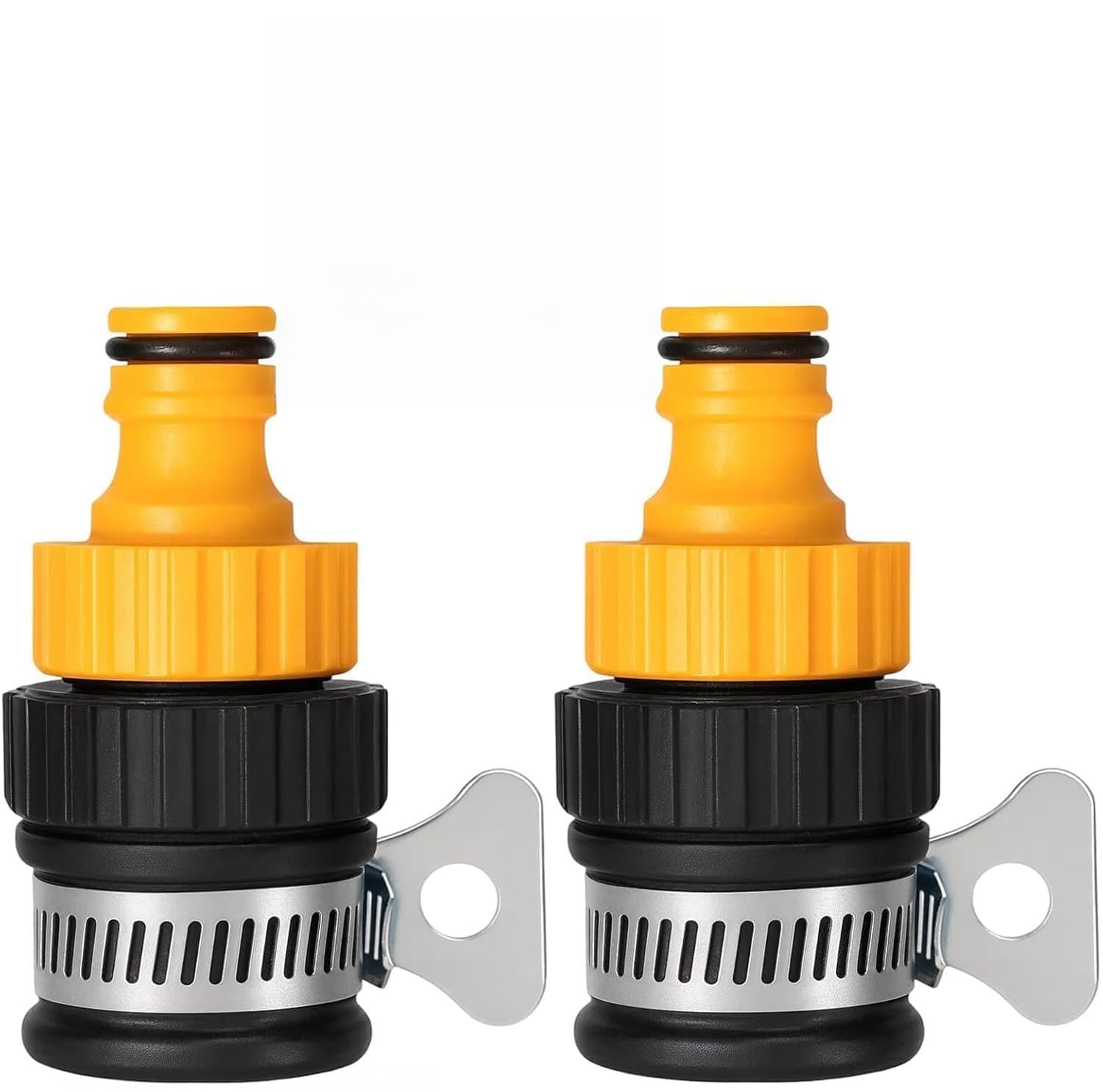 2Pcs Kitchen Tap Hose Connector, Universal Hose Pipe Tap Connector 16-24mm