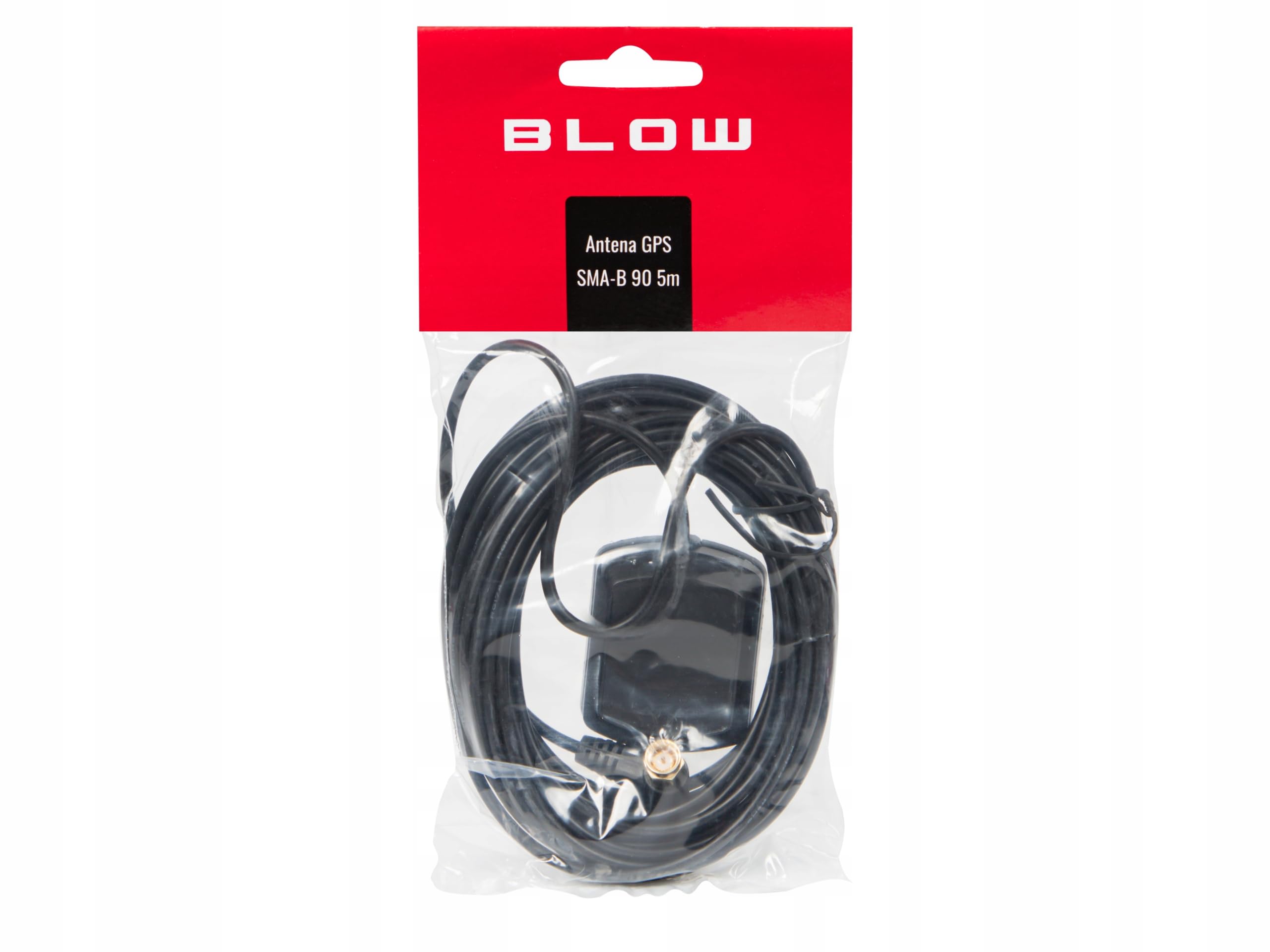 ANTENA GPS - SMA-B 90 5m DO SAMOCHODU NAWIGACJI RADIA