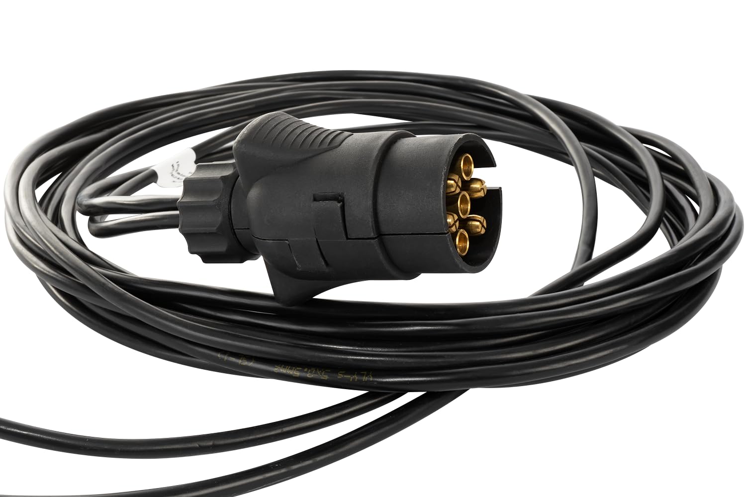 MANTES Faisceau électrique 7m Prise 13 Broches avec 2 connecteurs baïonnette 5 Broches câblage Feux arrière 12V Installation Rapide fiche Robuste pour remorque Plateau Utilitaire
