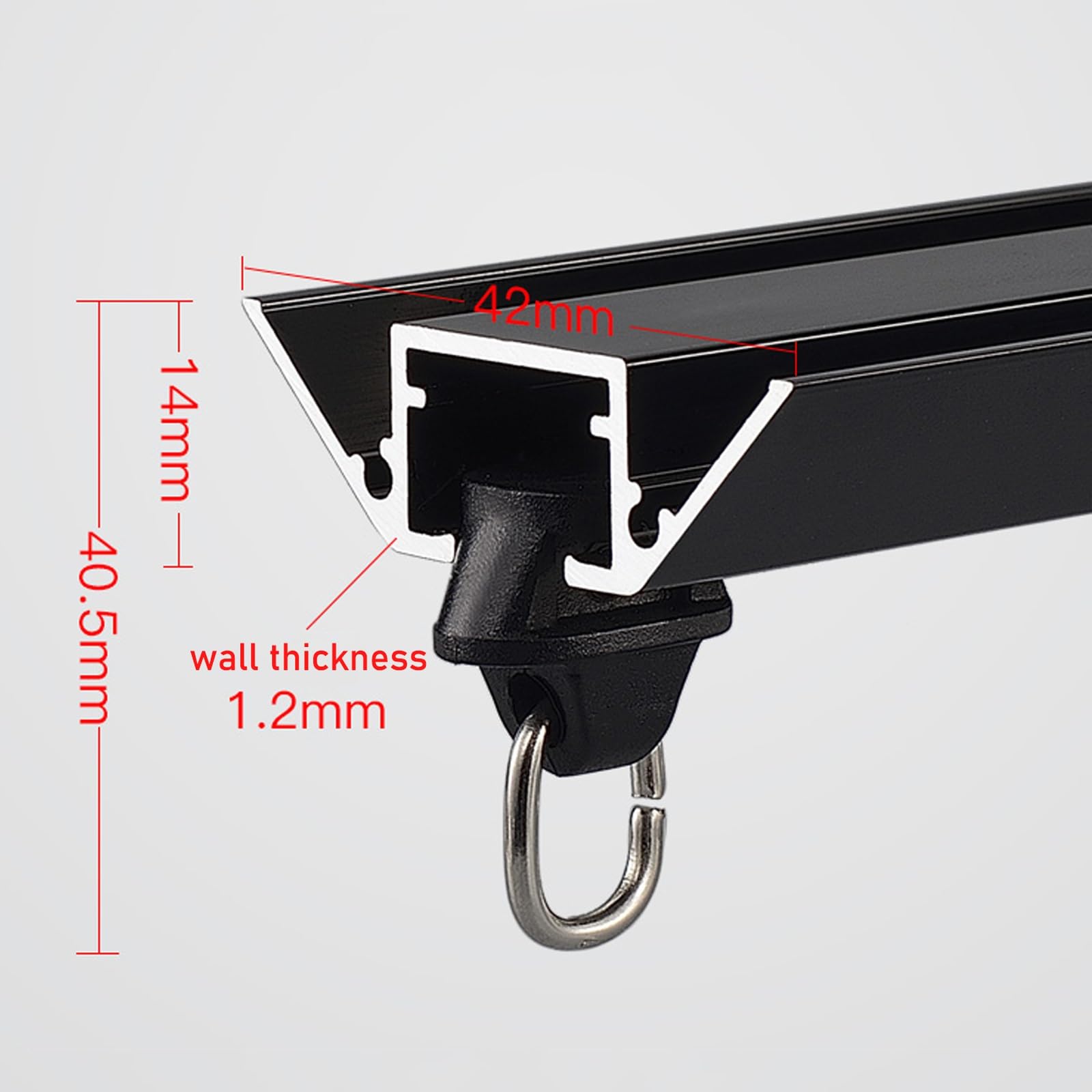 Wandsteun | voor gordijnrails Caro, Robusto, Curva, Brest | per 5 stuks Wandsteun | voor gordijnrails Caro, Robusto, Curva, Brest | per 5 stuks