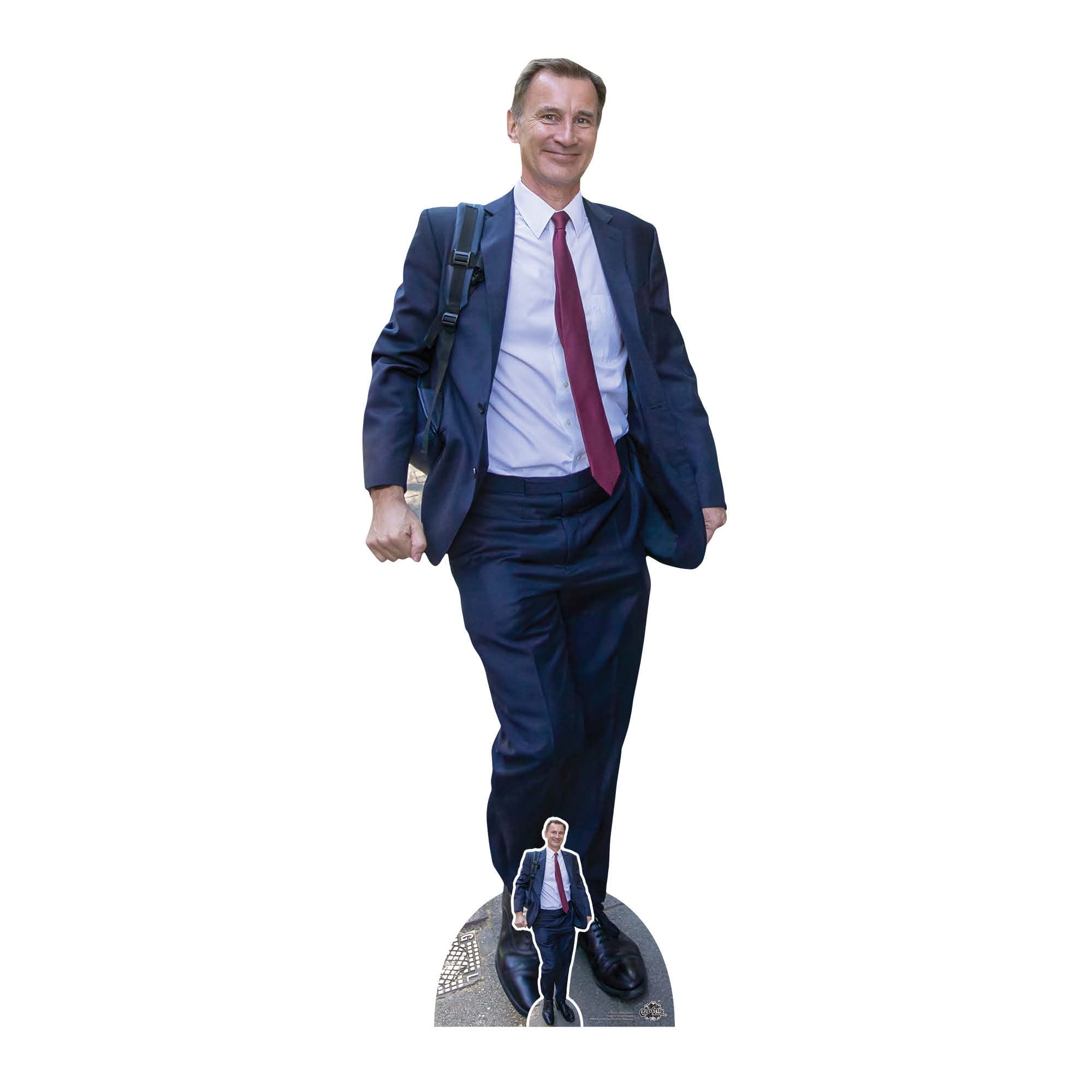 Star Cutouts CS1039 Jeremy Hunt Lifesize Cardboard Cutout With Mini Politican