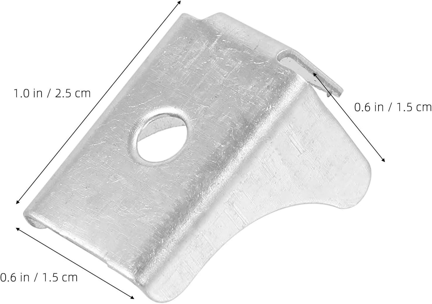 Shelf Pins Support Pegs 50pcs Nickel Plated File Cabinet Partition Clips for Shelves