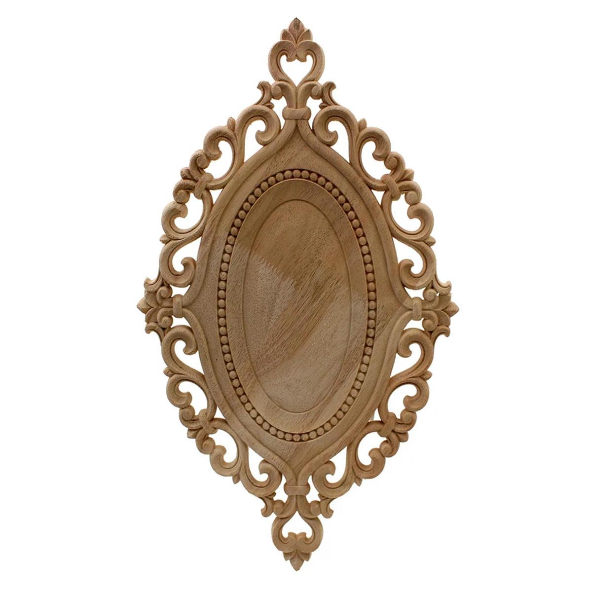 Applique d'angle en bois sculpté moulure de prestige pour boiserie 20x28