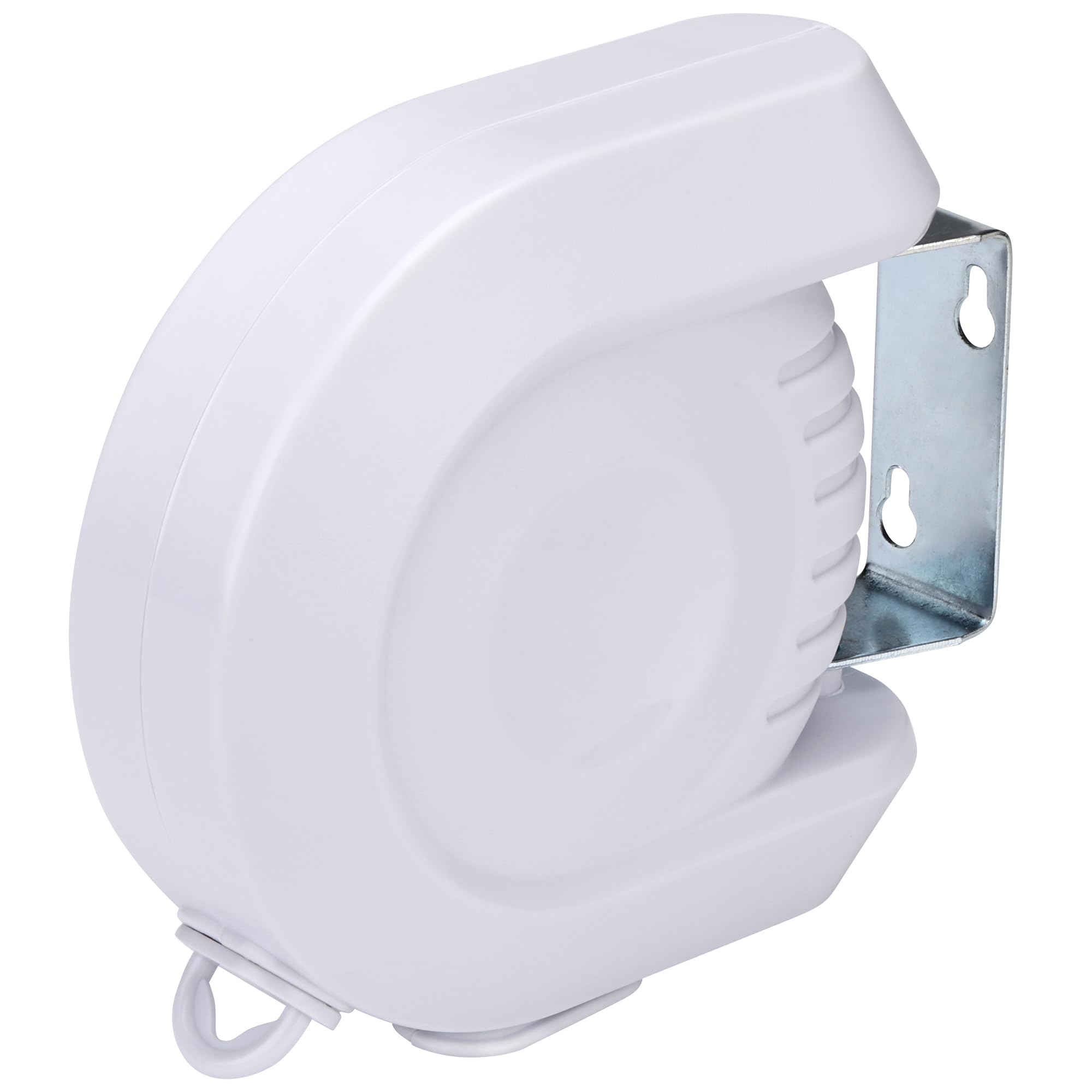 FORA Tendedero De 2 Cuerdas Retráctiles Extensible 26m (13m×2) – Interior y Exterior, ABS+PVC, Giro 180°, Carga Máx 15 Kg, Cuerda 2.9mm, Blanco/Gris — view 8
