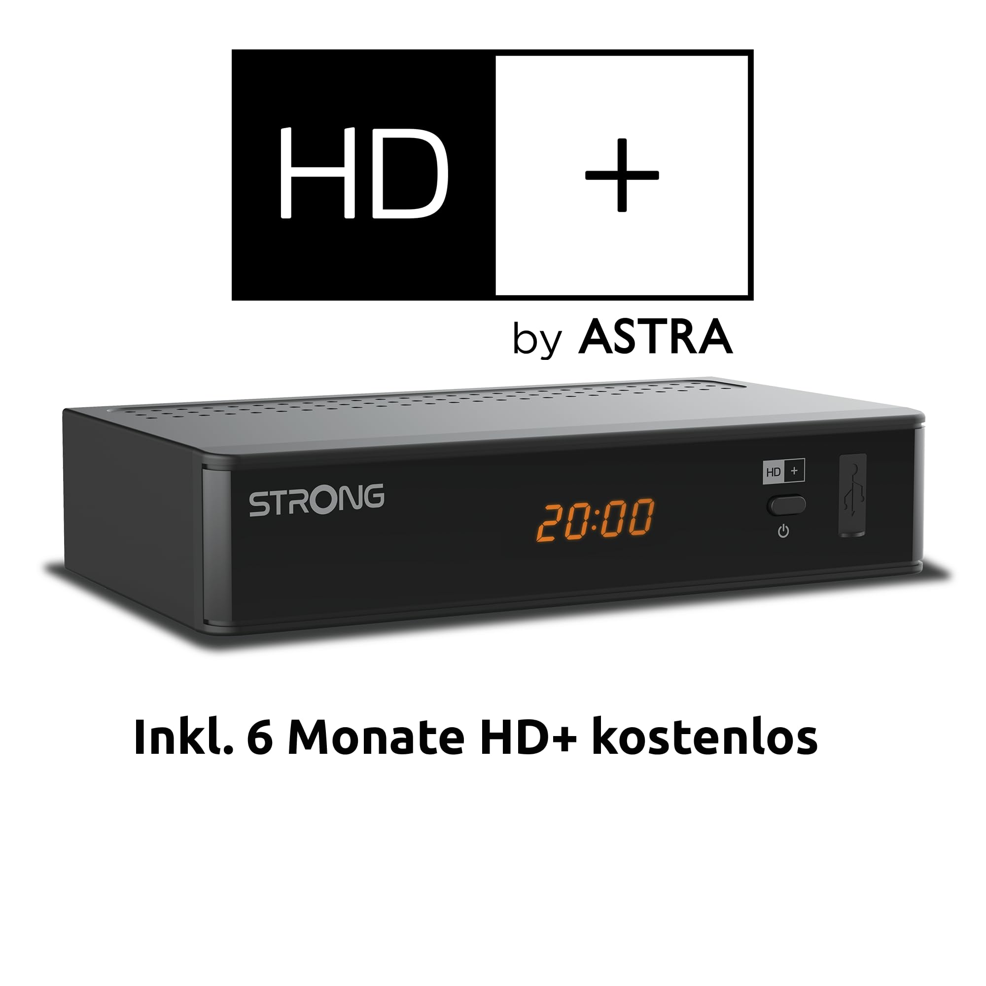 STRONG SRT7815 Digitaler HD Satelliten-Receiver, HD-SAT-Empfang, inklusive HD+ Karte für Deutschland