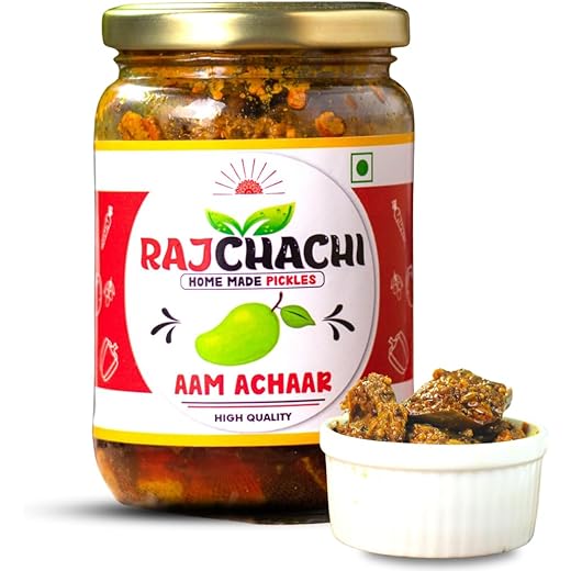 Raj Chachi Mango Pickle - Less Oil 400g