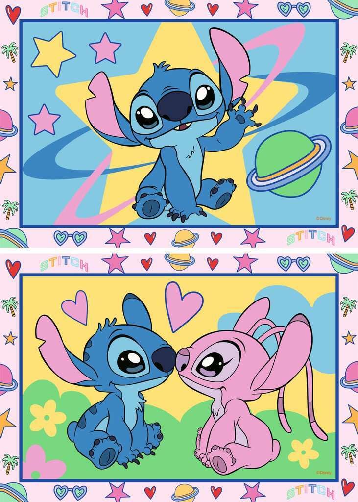 Paint by Numbers CreArt Junior - Disney Stitch & Angel