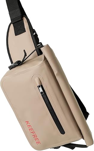 Miniatura 1 de Riñonera impermeable enrollable, cangurera de pesca con correa ajustable, bolsa de aparejos ligera multifuncional para deportes al aire libre,