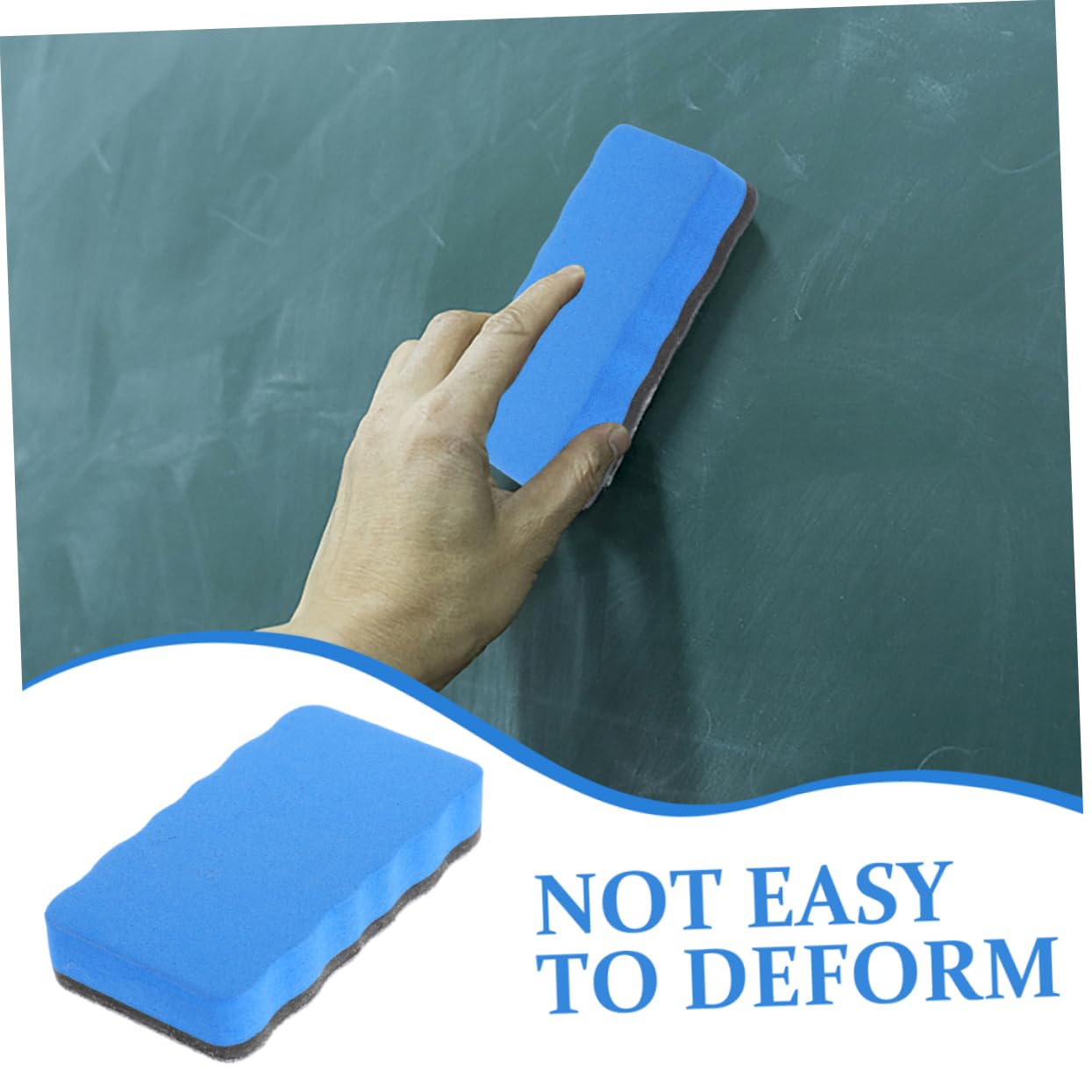 SHINEOFI 2 Sätze Whiteboard-radierer Weiße Tafelradierer Tafellöscher Büro Zubehör Whiteboards Whiteboard-radiergummis Für Das Klassenzimmer Radiergummis Fürs Büro Eva Blue Stück * 2