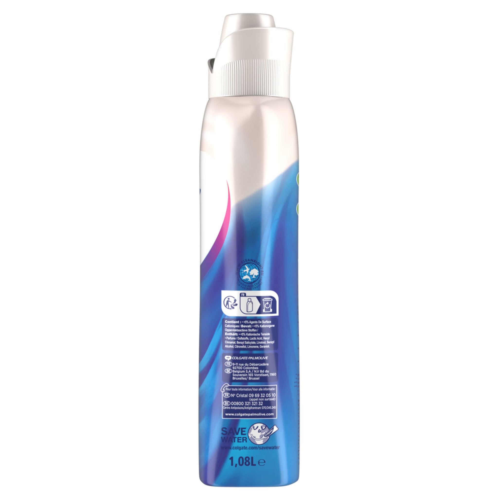 Soupline – Suavizante concentrado para cuidado experto colores – Protege los textiles – 42 lavados – Lote de 8 x 1,08 L