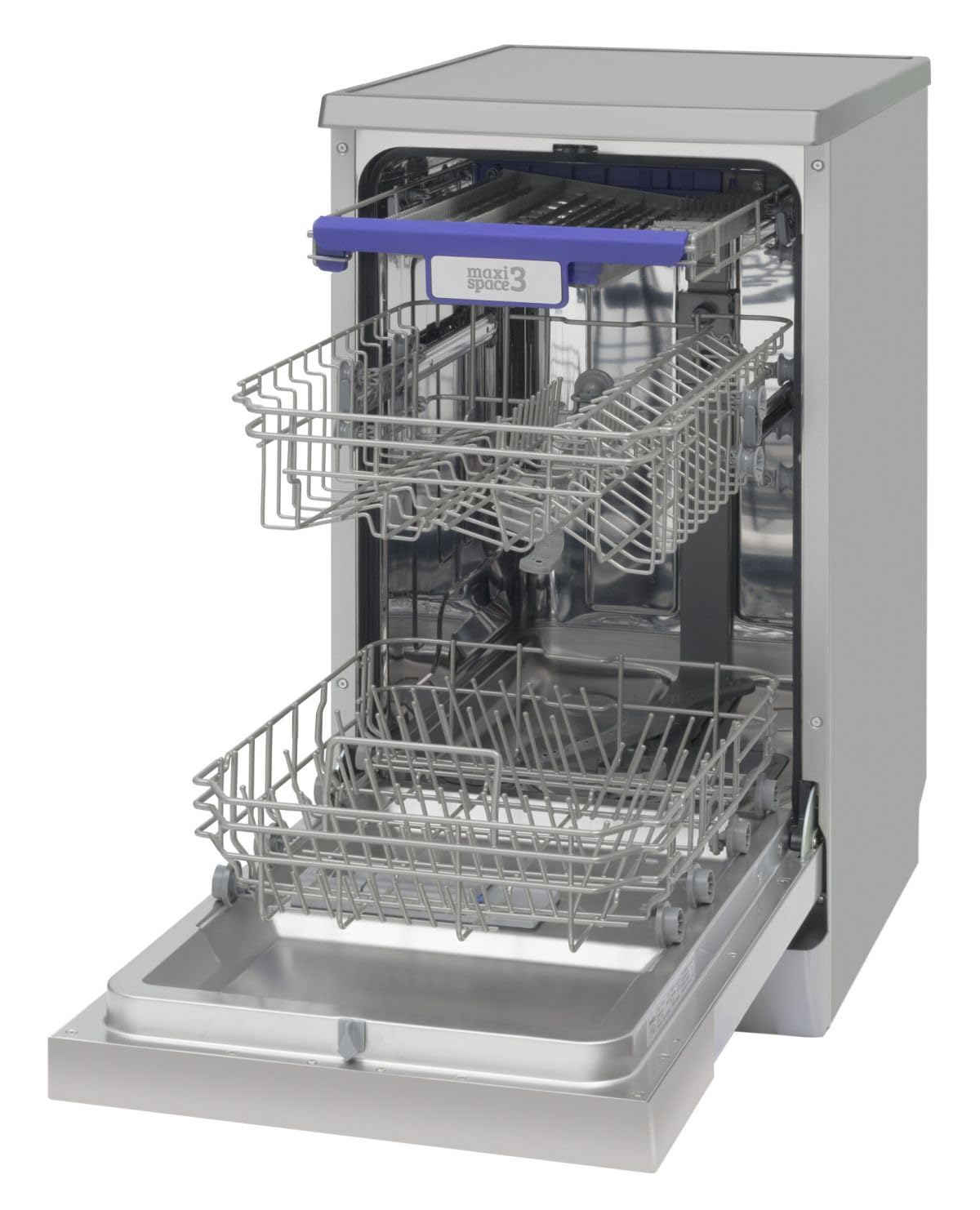 Amica Geschirrspüler 45cm Silber unterbaufähig AquaStopp OpenDry