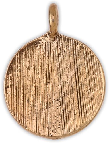 Miniatura 6 de Colgante redondo de loto de aleación de zinc de 0.630 in, encantos vintage, collar de flor de loto, vendido 20 unidslote, Zinc, No es una piedra