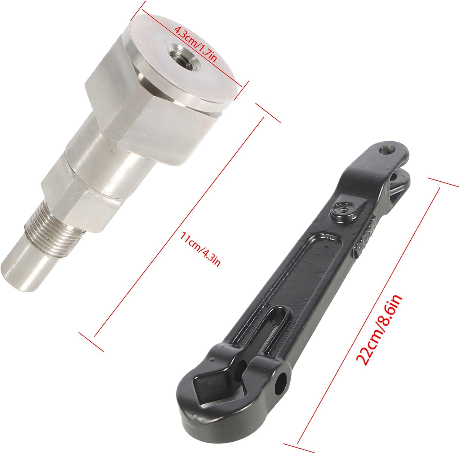 WFLNHB Upper Gimbal Steering Arm Shaft Pin Replacement for MerCruiser 866322A01 866718A01