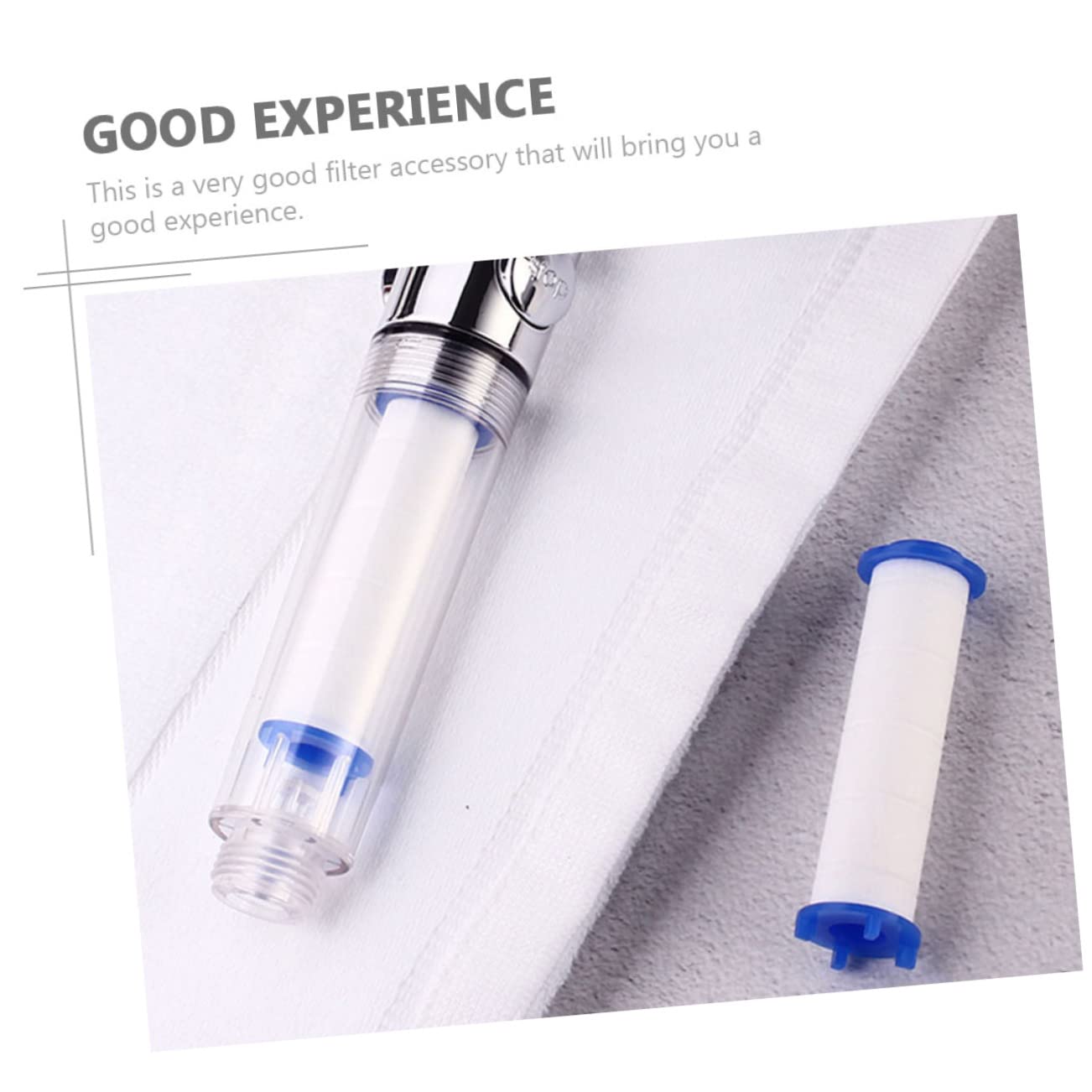 VICASKY 6Pcs Shower Head Filter Replacement Efficient Filtering Tool for Hard Water Durable Easy to with Shower Heads for Home Use