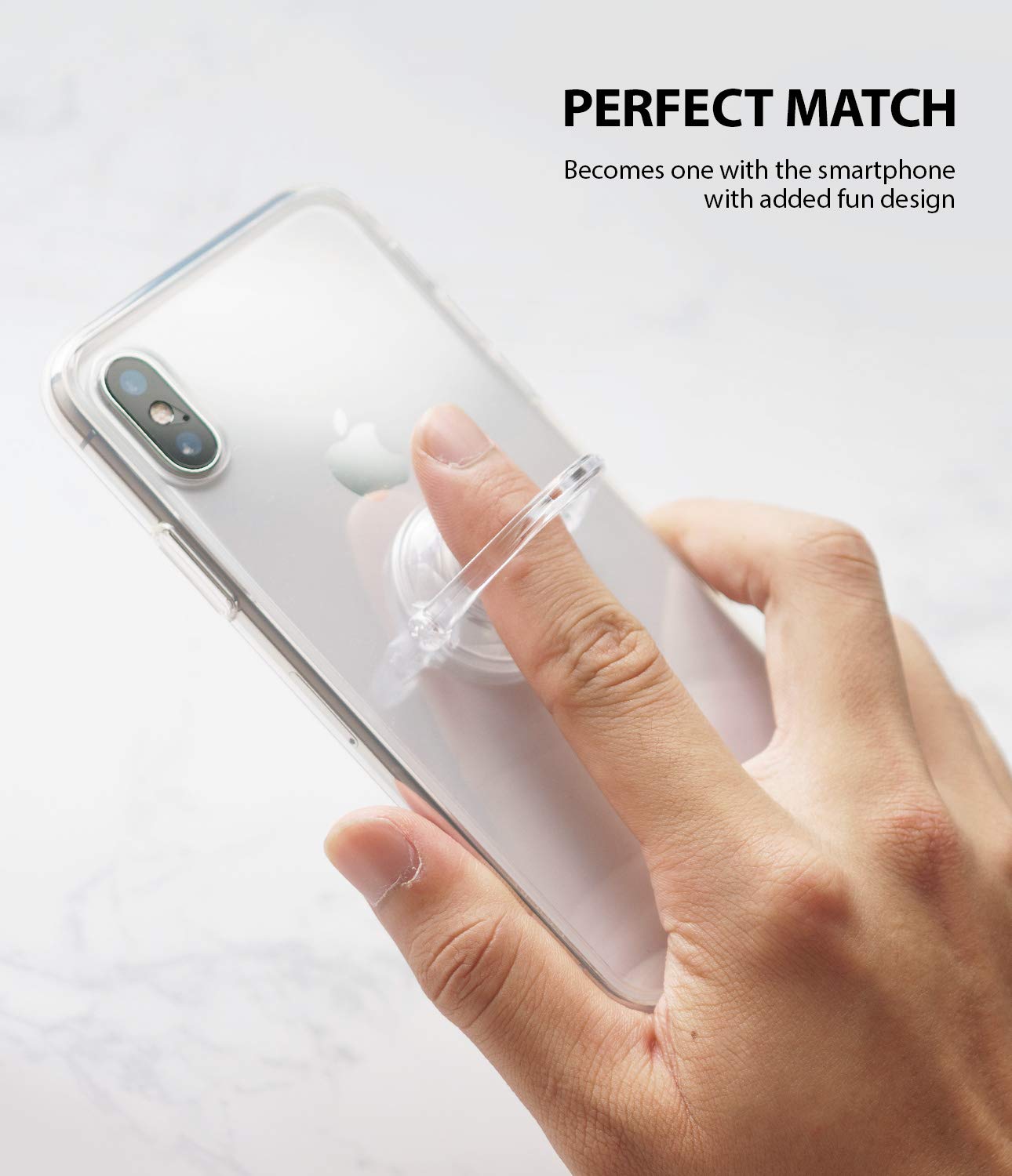 Amazon.co.jp: 【Ringke】スマホリング 透明 バンカーリング 携帯