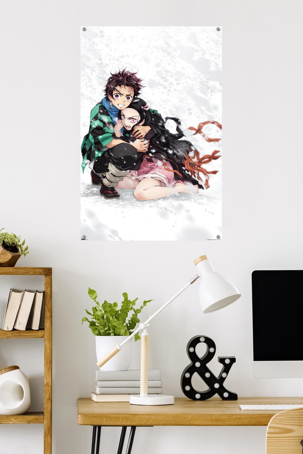 Amazon.co.jp: Trends International 鬼滅の刃 - 炭治郎&ねずこ雪壁