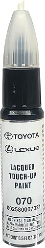 Bolígrafo de pintura de retoque blanco perla para Toyota 00258-00070-21 original (44 onzas líquidas, 13 ml)