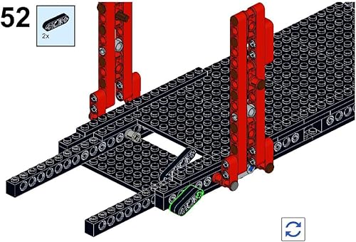 Miniatura 7 de PHYNEDI Fairground - Modelo de ladrillos de rueda grande compatible con Lego, parque de atracciones MOC, colección de construcción de bricolaje,