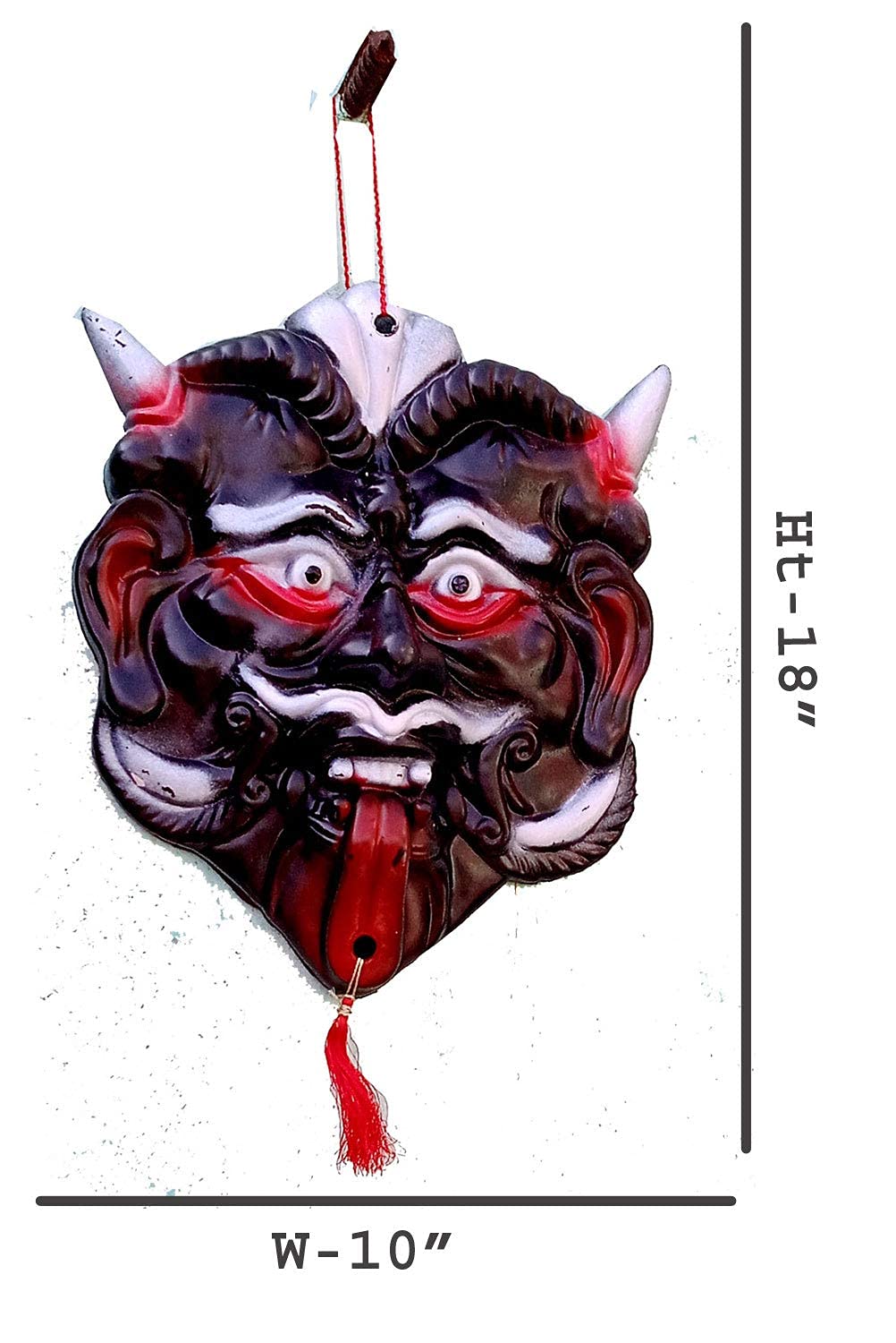 SHEKHAWATI RAJASTHAN Vastu & Feng Shui Nazar Battu Mask – Safeguard Against Evil Spirits & Negativity