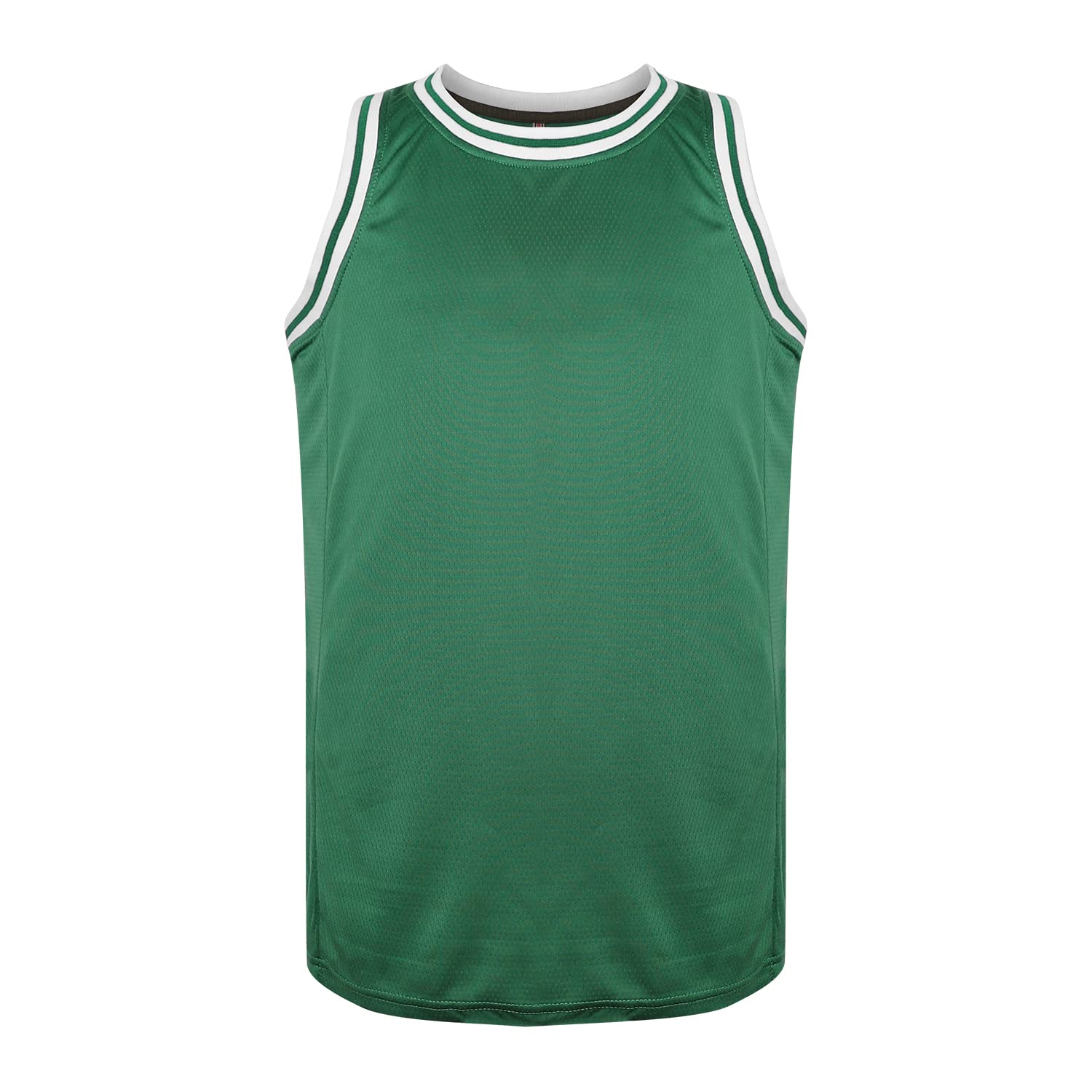 MESOSPERO Blank Basketball Jersey Men's Mesh Athletic Sports Shirts Black Yellow White S-3XL (Green, Large)