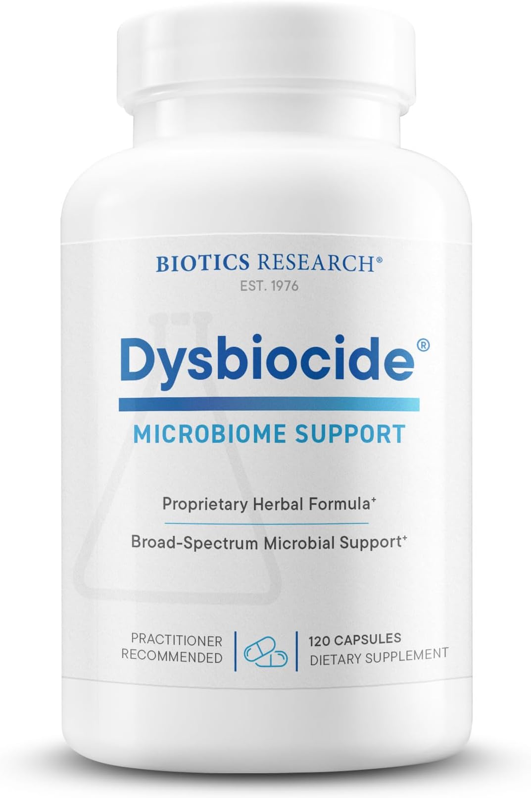 Biotics Research Dysbiocide Supports Normal Gut Health, Healing of Damaged intestinal Tissue 12 Capsules
