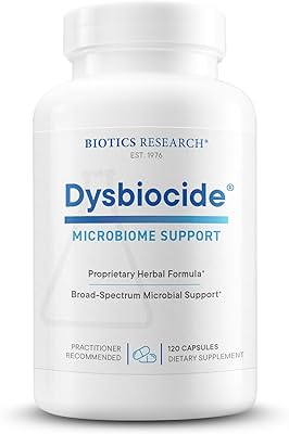 Biotics Research Dysbiocide Synergistic Botanical Blend Supports Normal Gut Health for Women & Men - Digestive Health Supplement - Supports Balanced Gut microbiome - 120 Capsules