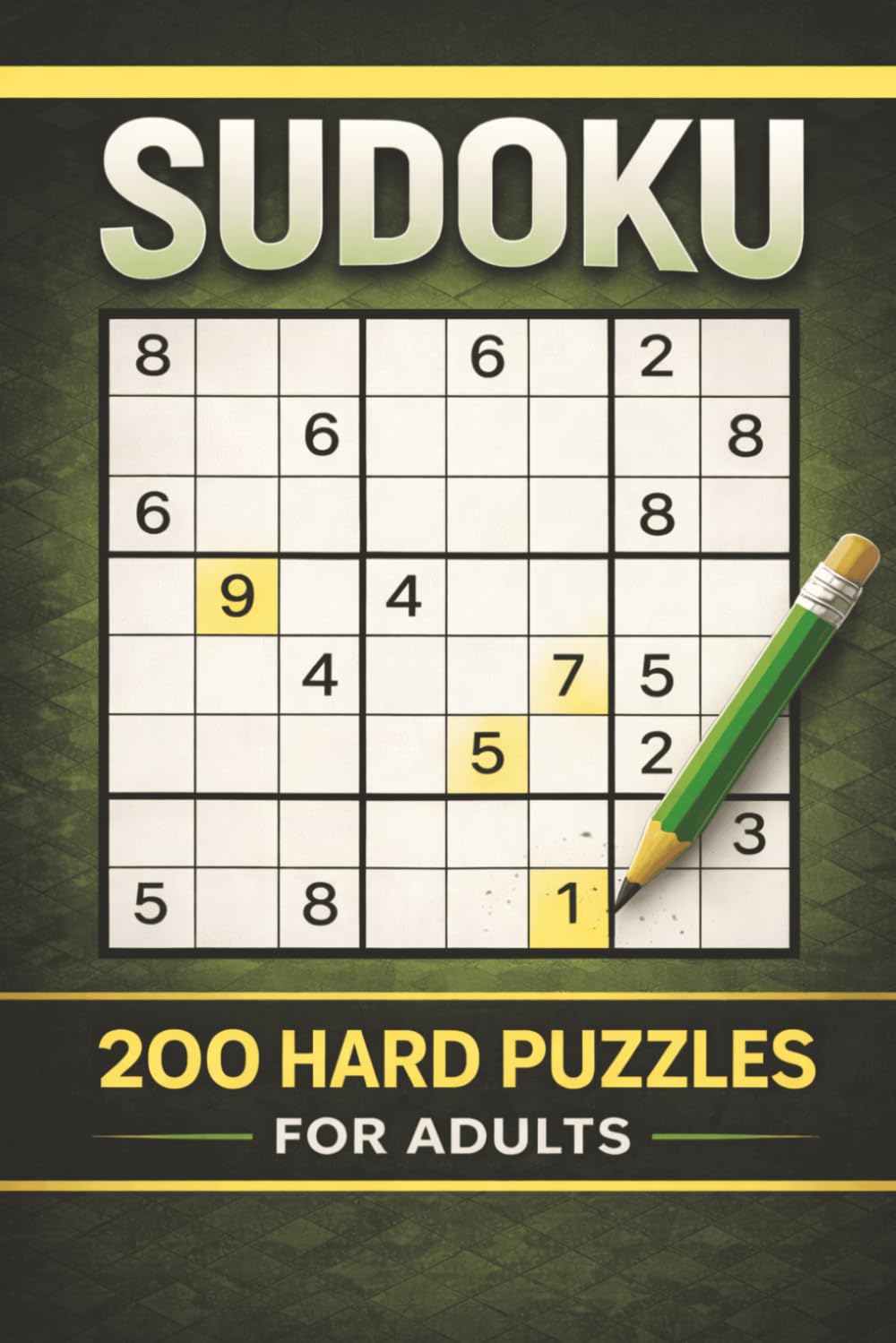 Sudoku 200 Hard Puzzles for Adults: 200 Challenging Puzzles to Sharpen Logic, Focus & Brainpower