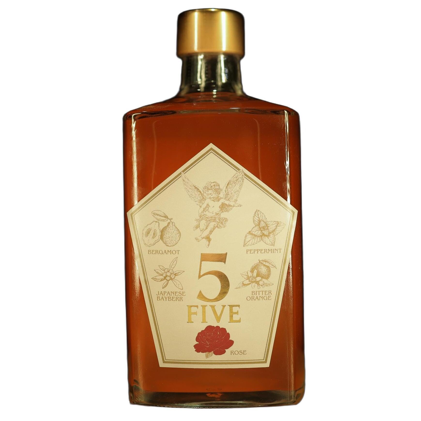 Amazon.co.jp: FIVE お酒 ENGRACE リキュール 500ml ローズ 山桃