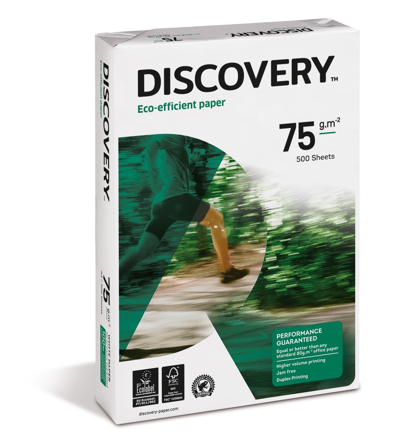 Discovery Carta A4 Eco-Efficiente 75gr/mq Bianco Confezione 2500 fogli
