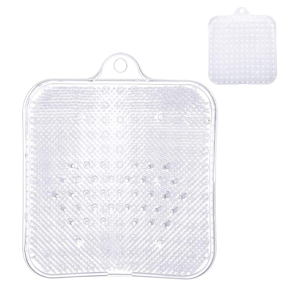 Holoras Shower Foot Scrubber Cleaner Massager, Feet Massager Spa Cleaner with Non-Slip Suction Cups for Shower Floor, Improves Foot Circulation & Reduces Foot Pain
