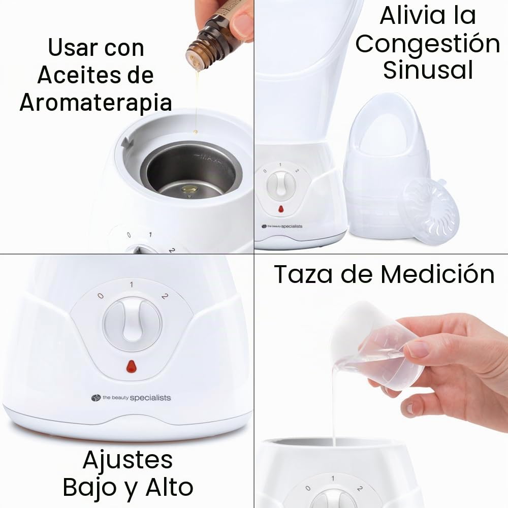 Rio Beauty FSTE - Inhalador de vapor, 2 niveles