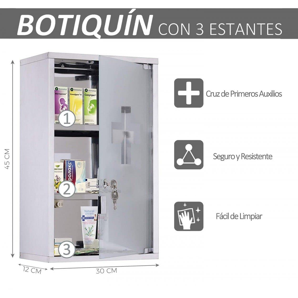 Hogar y Mas BOTIQUÍN DE Primeros Auxilios BAÑO
