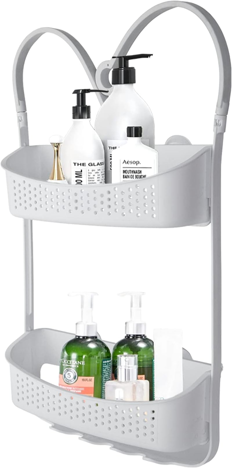simplywire – 2 Tier Hanging Shower Caddy – Rust Resistant – Chrome ...