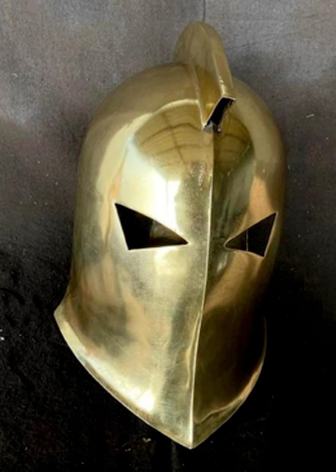 Medieval Collectibles Dr. Fate Helmet, Steel Construction, Antique Gold Finish, Universal Size, Museum Quality Thracian Roman Style, Adult Costume Display and Historical Reenactment