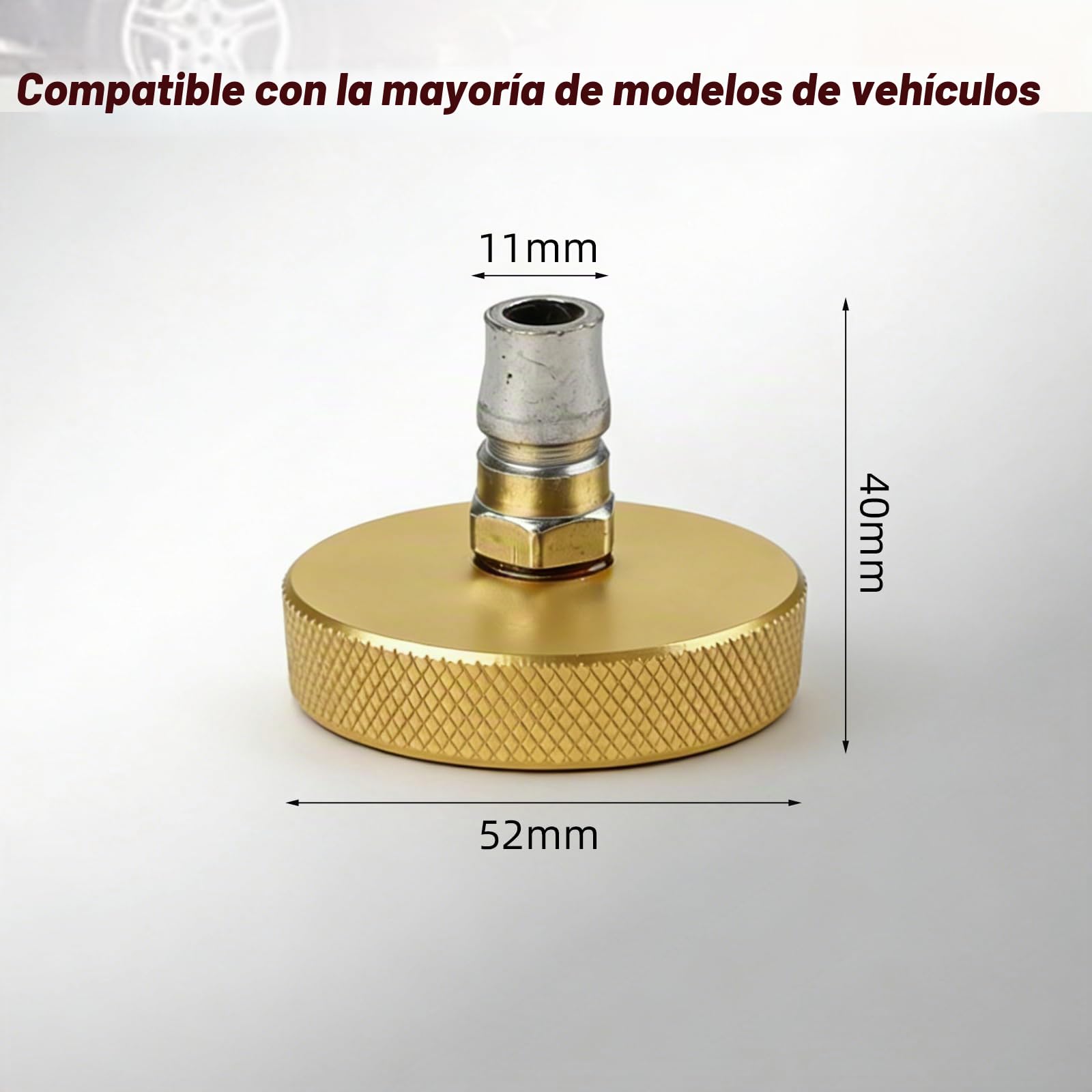 JAOGAUS Dispositivo de Purga de Frenos DC 12V, Sistema Automático Pulsante | para Cambio de Líquido de Frenos, Presión Ajustable 0,5–2,5Bar con Adaptador de Cilindro Maestro y Botella de Recogida, Negro