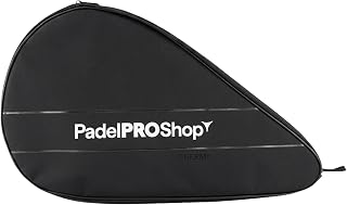 Padel Pro Shop Thermo-Paddelhülle aus Polyester, Schwarz, 48 x 30 x 2 cm