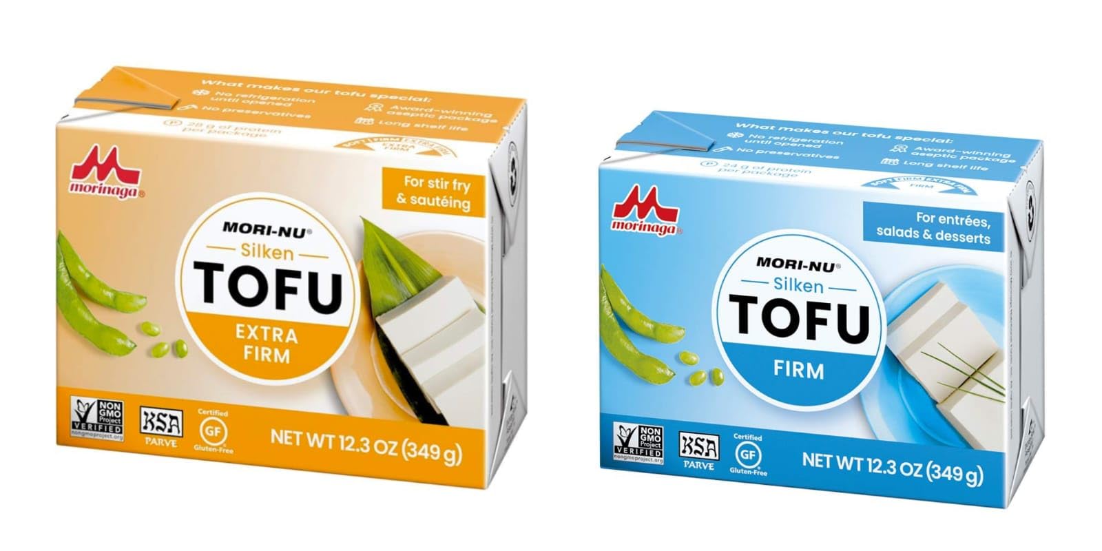 Morinaga Mori-Nu Silken Tofu Firm & Extra Firm for entrees, Salads & Desserts, 307 gm (Pack of 2)-image-29