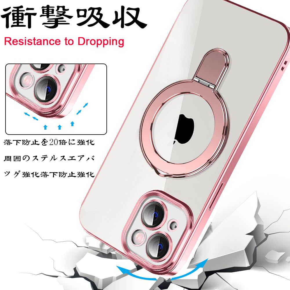 Amazon.co.jp: MuZiF iPhone Air 用 ケース MagSafe対応 リング付き