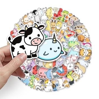 よっしゃん購入 かわいい小動物 ステッカーセット 4枚 よっしゃん購入 かわいい小動物 ステッカーセット 4枚 よっしゃ