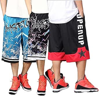 AOPAOSP Paquete De 2/3 Pantalones Cortos De Baloncesto Con