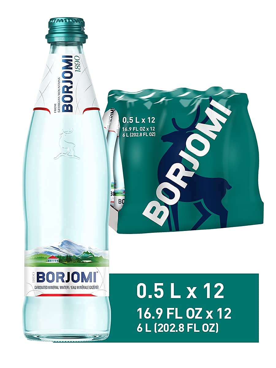 Agua mineral georgiana en vidrio 0,5 l [caja de 12] lL