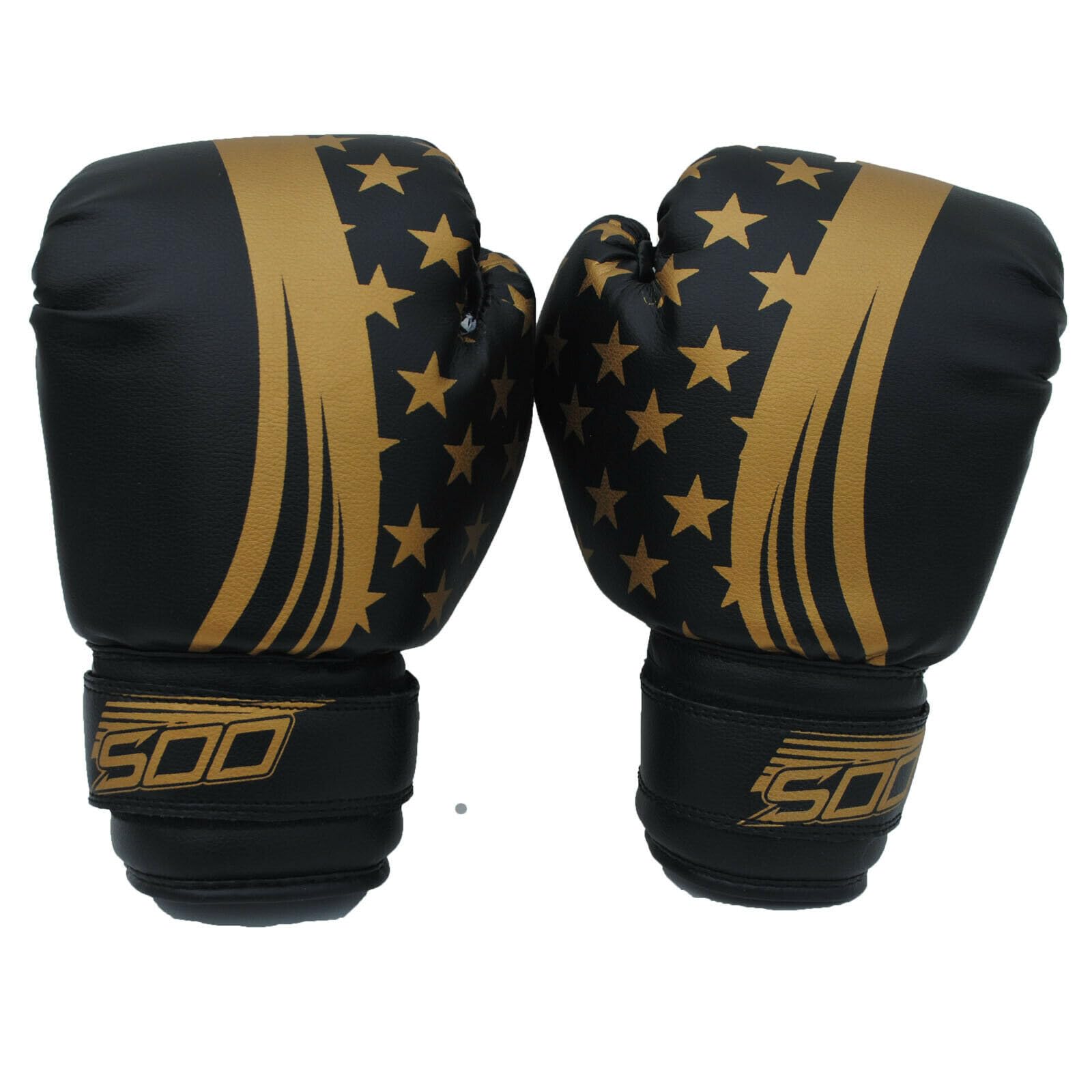 Kids Junior Focus Pads Set Hook & Jabs Pads Coaching Pad Pro Boxing Mitts Sparing Gloves Punching MMA Karate Training Mitten Target Hand Striking Shield (Gold/Black) - Image 3
