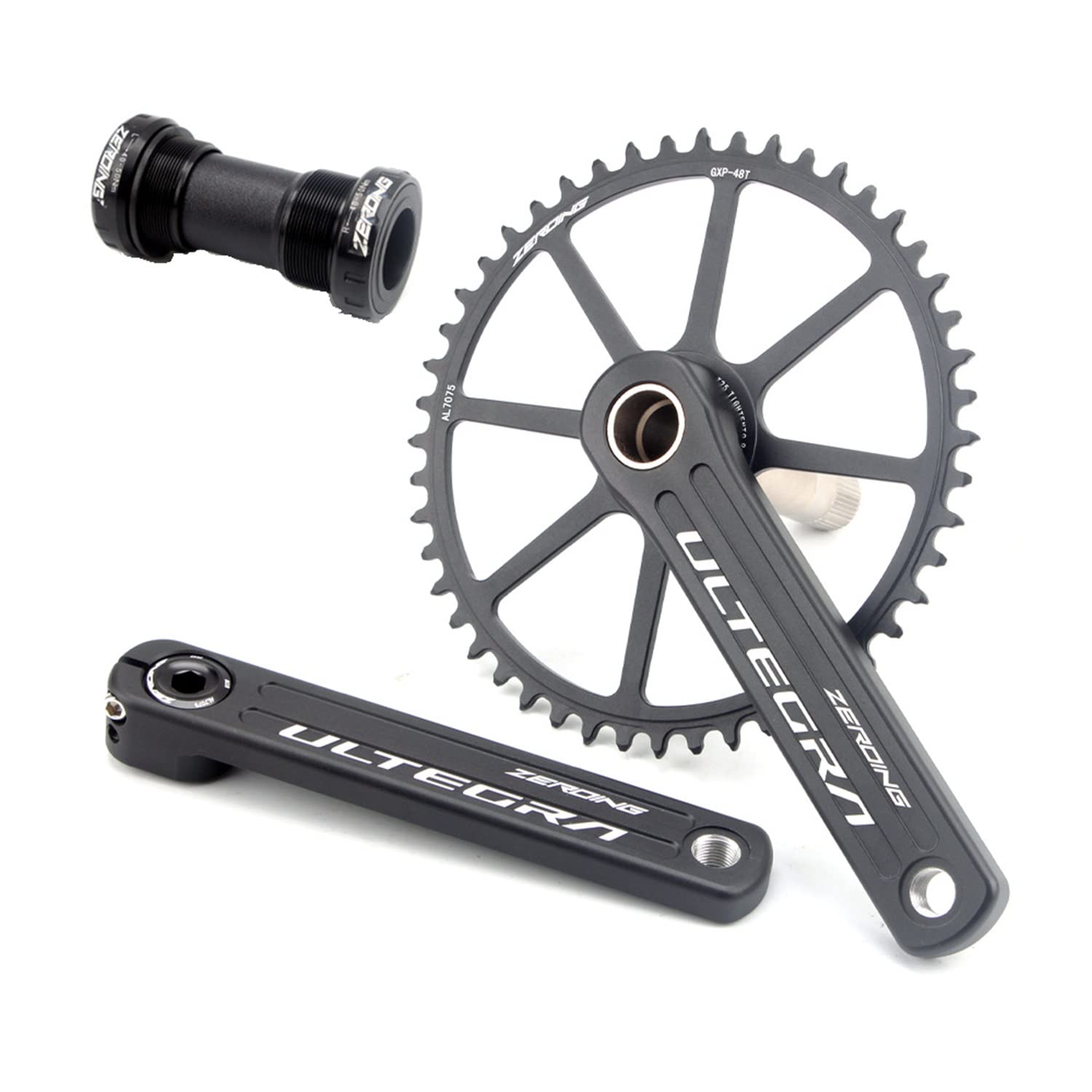 Amazon.co.jp: ボトムブラケット付き自転車クランクセット 40/42/44/46