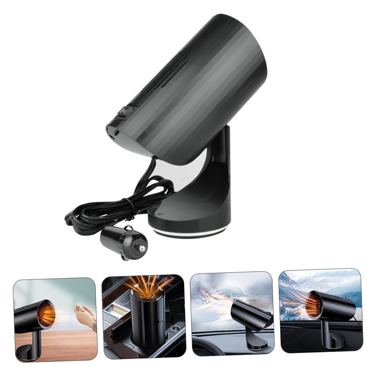 ERINGOGO Chauffage Voiture Dégivreur Pare-brise Portable pour Automobile Chauffage Rapide