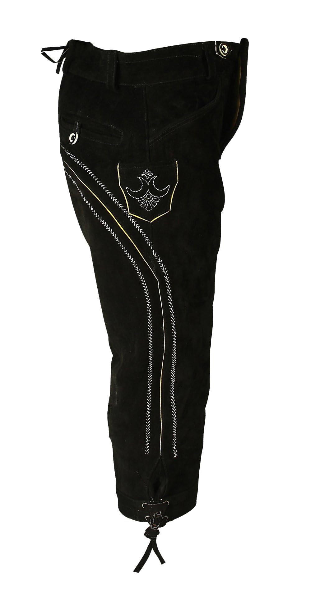 ALL THE GOOD S 1 Trachtenset (Hose +Hemd +Schuhe +Socken) Bayerische Lederhose Trachtenhose Oktoberfest Leder Hose Trachten