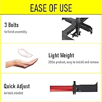 Vista 8 de Soporte de bicicleta de enganche de 2 pulgadas para montaje en enganche de automóvil, soporte para bicicleta eléctrica para automóvil, 2 bicicletas