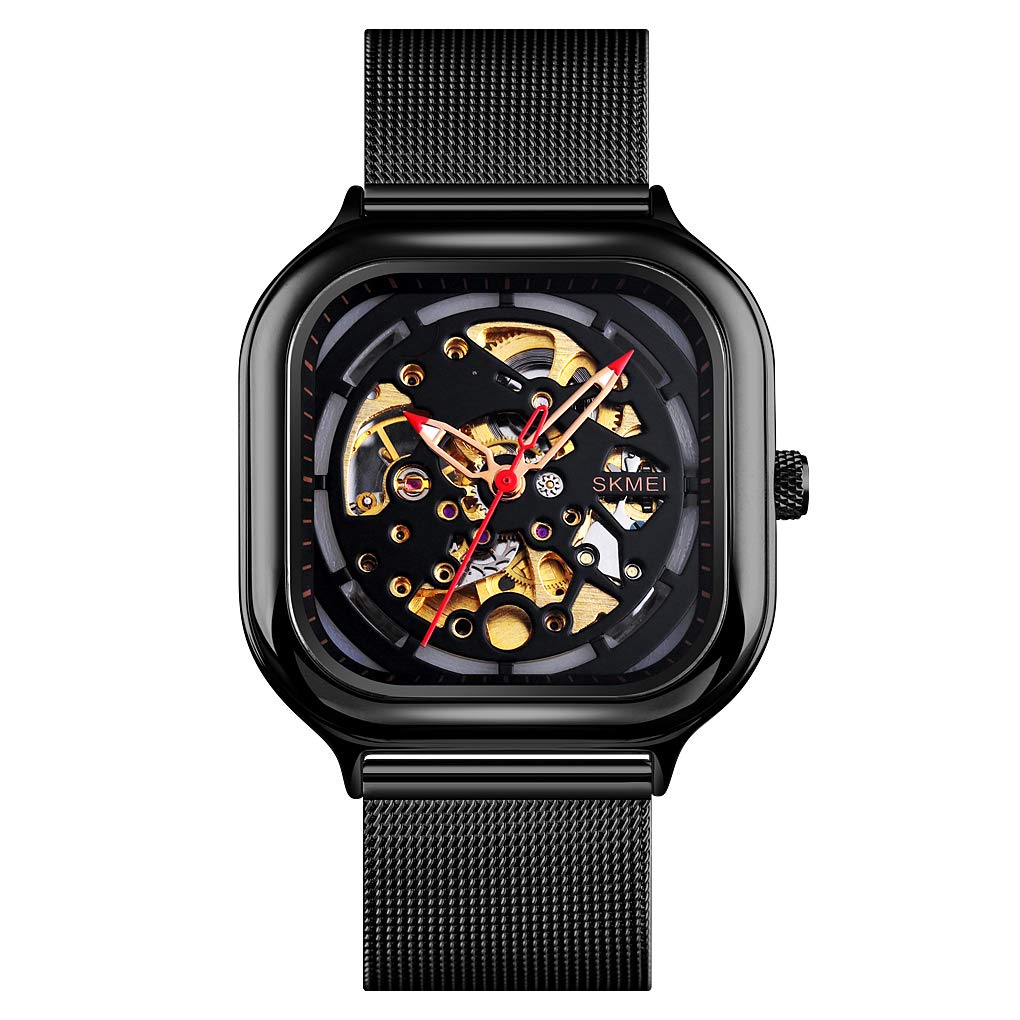 SKMEI Automatic Mechanical Fashion Formal Stainless Steel Waterproof Casual Watches for Men - 9184 (B0CCHW8CCF) Amazon Price History, Amazon Price Tracker