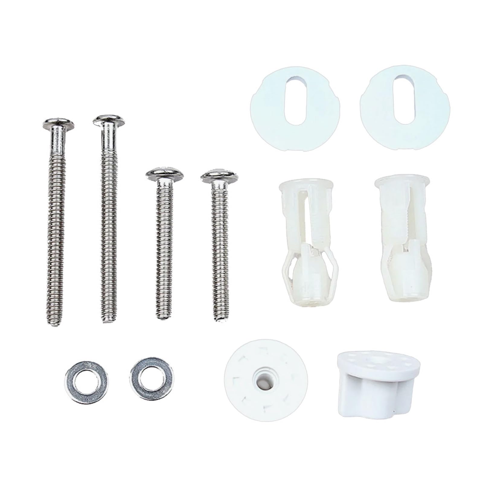 Toilet Seats Hinge Bolts Quick & Simple Fix Replacement Toilet Bolts Bathroom Hardware Suitable for Loose or Screws Steel Screws